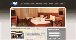 Desktop Screenshot of freedomhotel.info